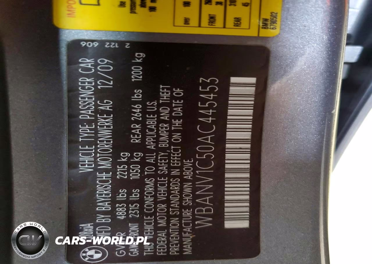 2010 BMW 528 Xi VIN:WBANV1C50AC445453 - 12