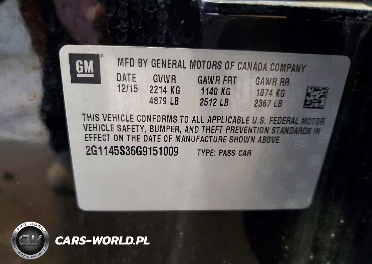 2016 Chevrolet Impala Ltz VIN:2G1145S36G9151009 - 12