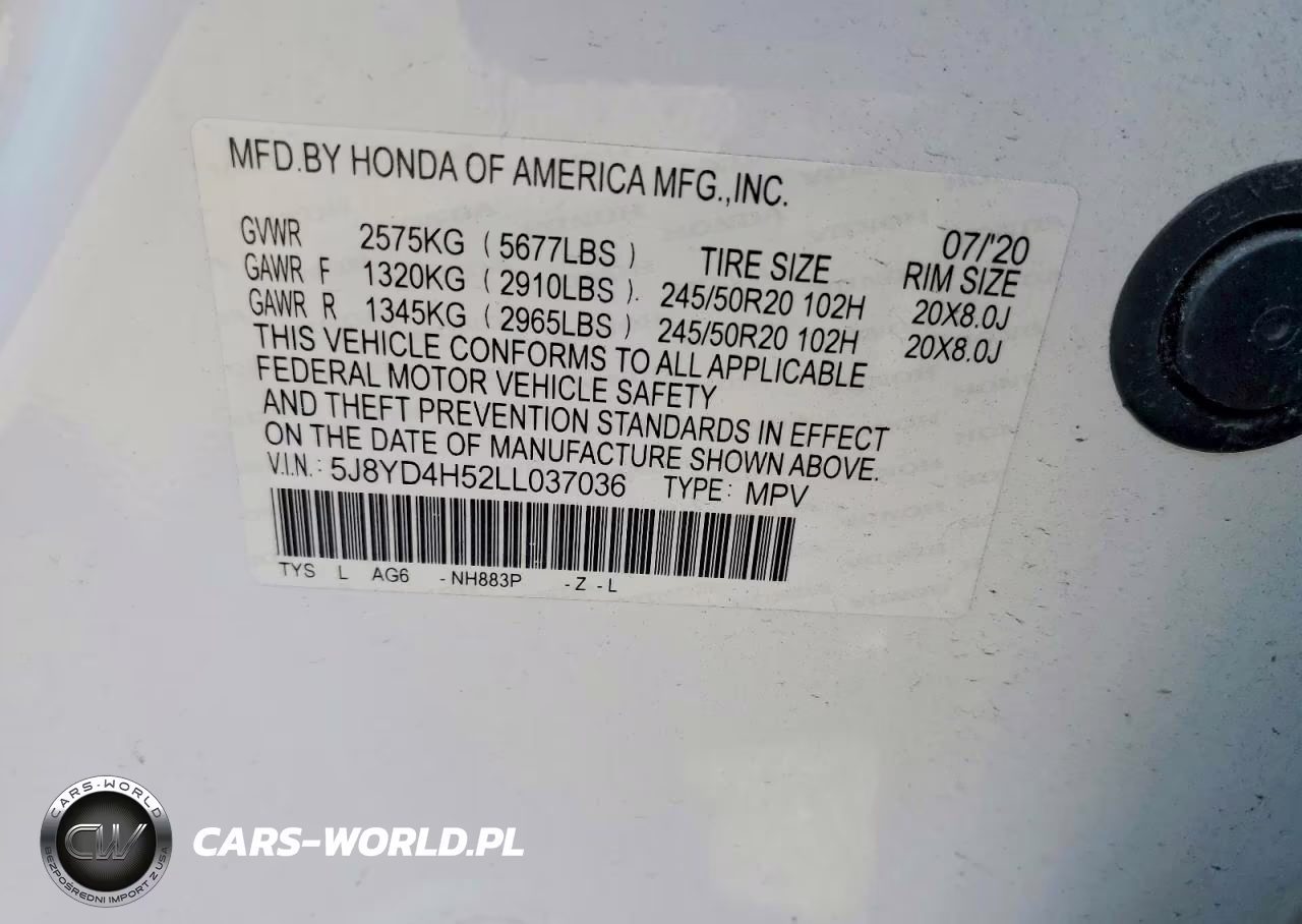 2020 Acura Mdx Technology VIN:5J8YD4H52LL037036 - 13