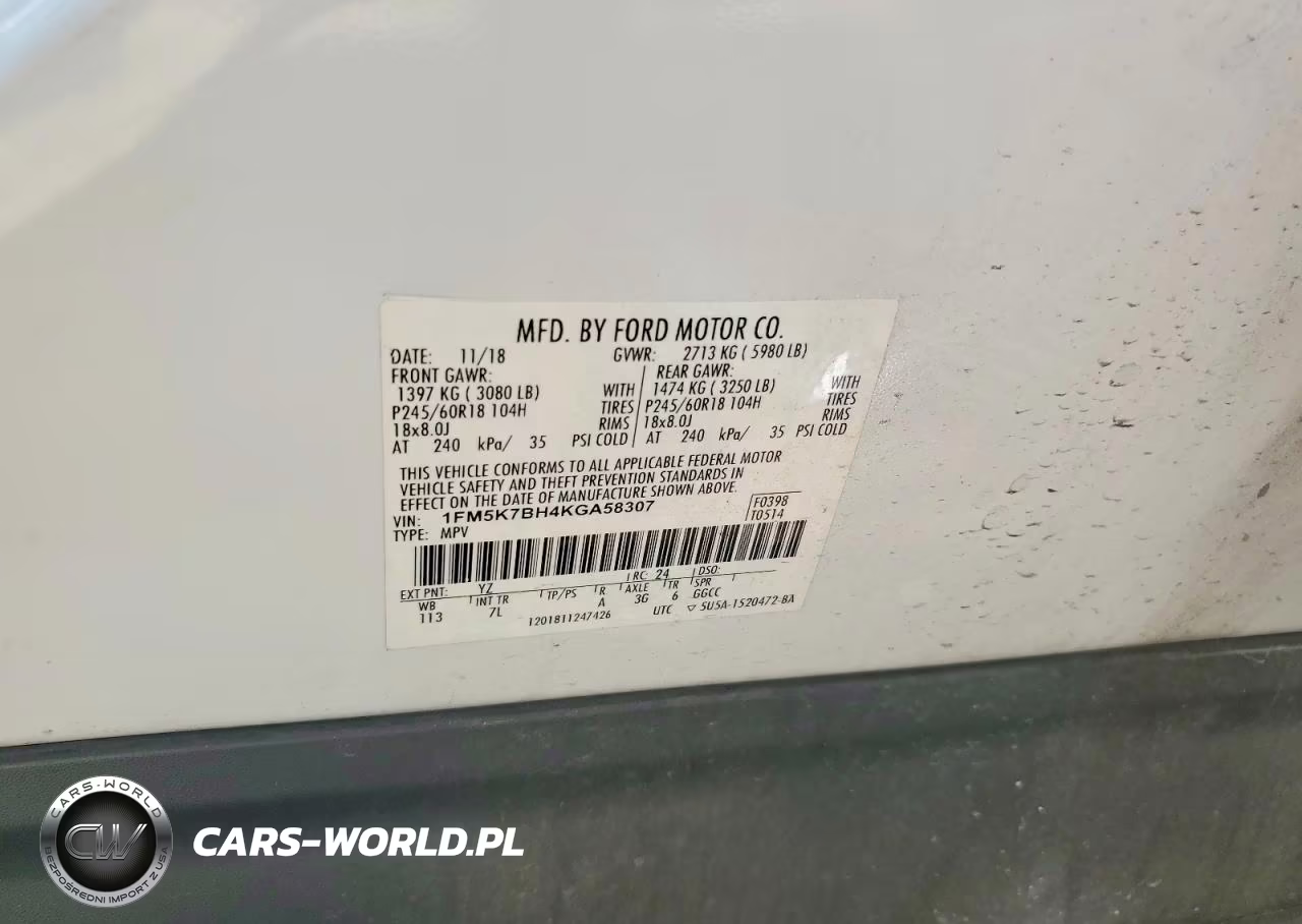 2019 Ford Explorer VIN:1FM5K7BH4KGA58307 - 13