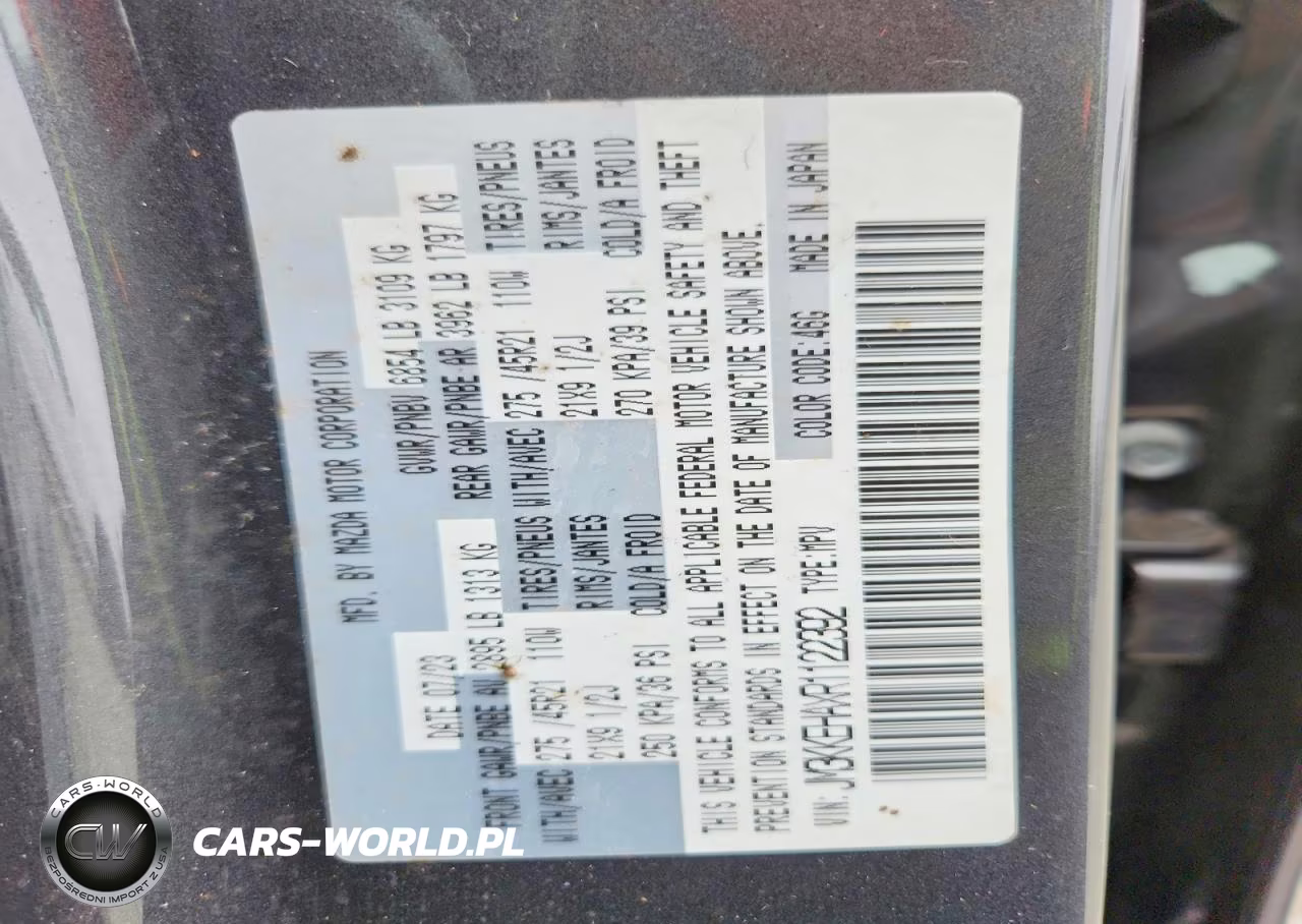 2024 Mazda Cx-90 Premium Plus VIN:JM3KKEHAXR1122392 - 13