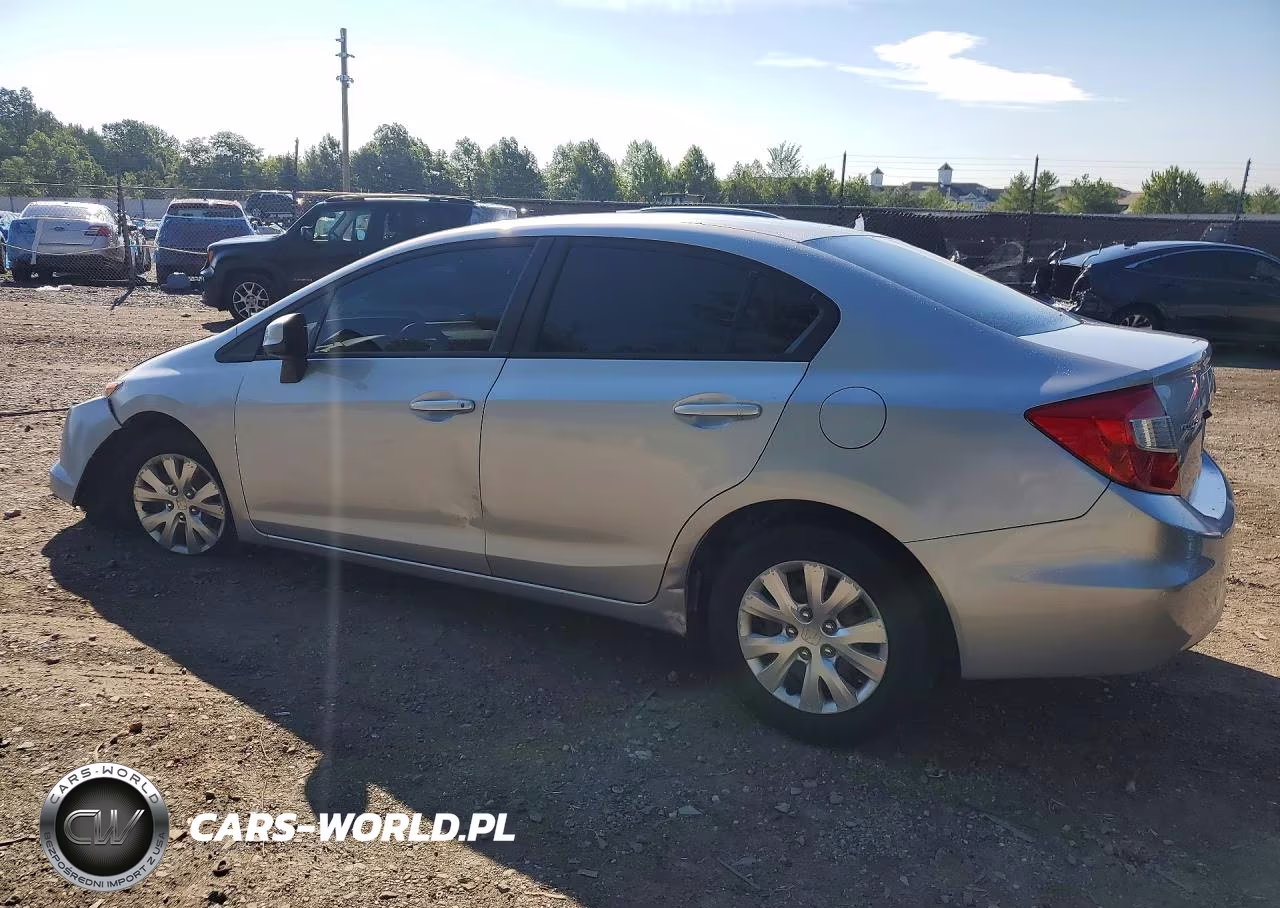 2012 Honda Civic Lx VIN:19XFB2F57CE361269 - 2