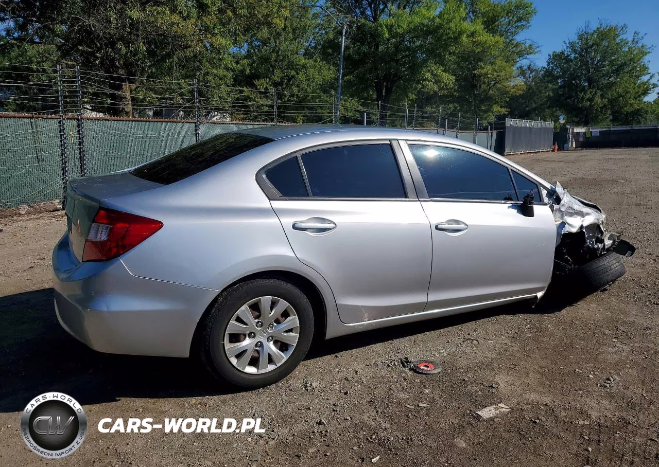2012 Honda Civic Lx VIN:19XFB2F57CE361269 - 3
