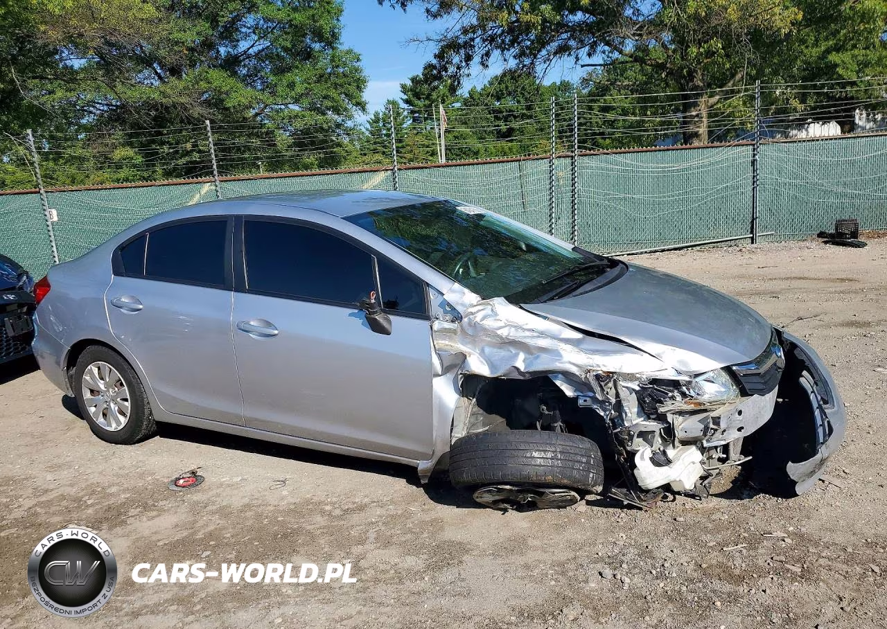 2012 Honda Civic Lx VIN:19XFB2F57CE361269 - 4
