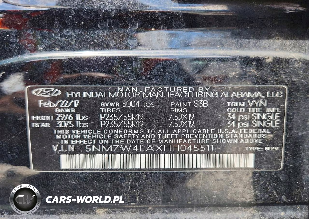 2017 Hyundai Santa Fe Sport 2.0T Ultimate VIN:5NMZW4LAXHH045511 - 14