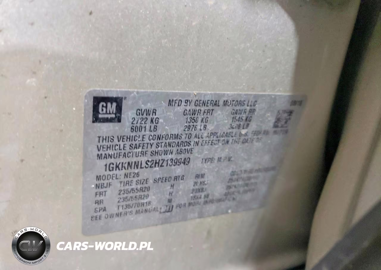 2017 GMC Acadia Slt-2 VIN:1GKKNNLS2HZ139949 - 13