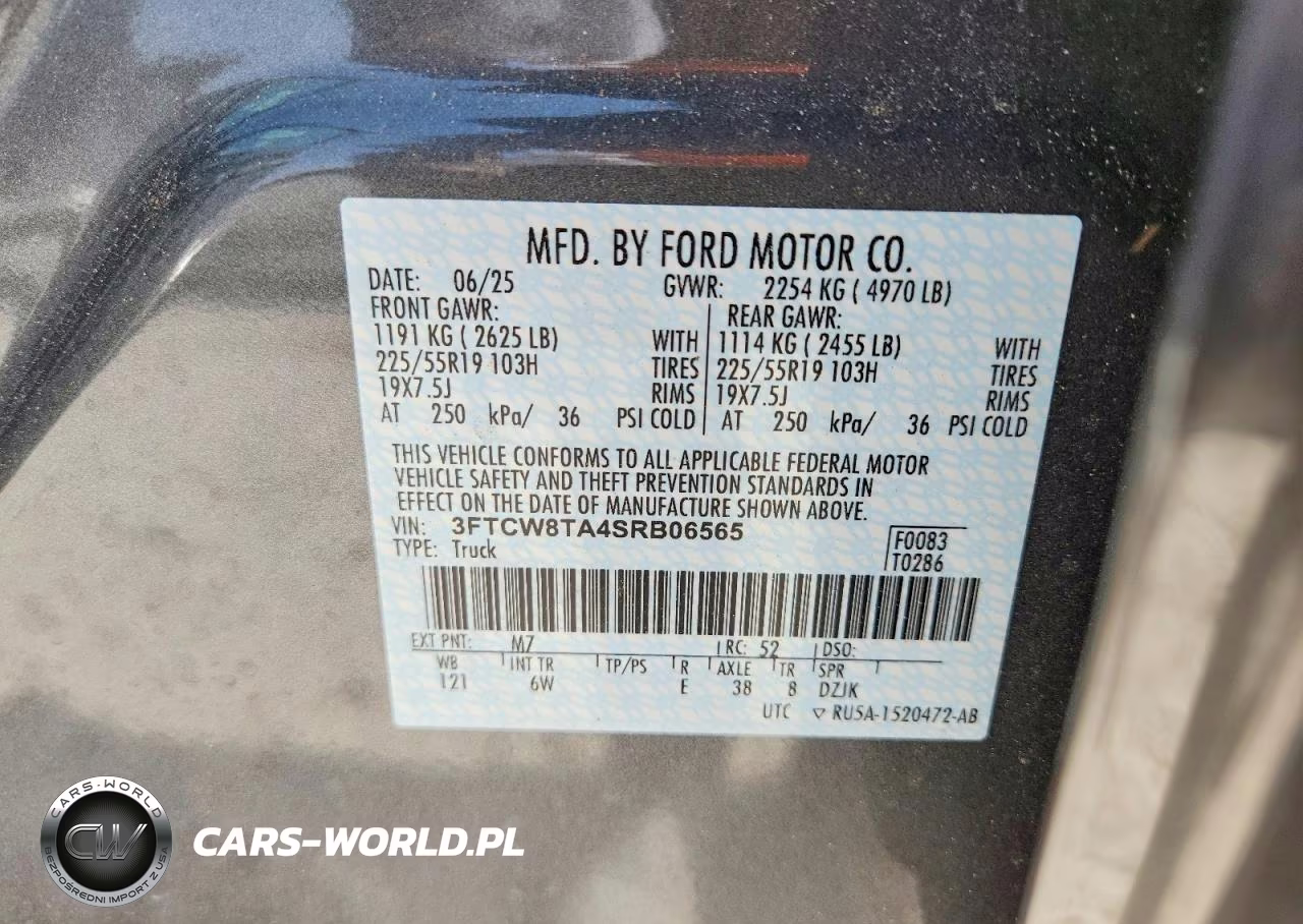 2025 Ford Maverick Lobo VIN:3FTCW8TA4SRB06565 - 12