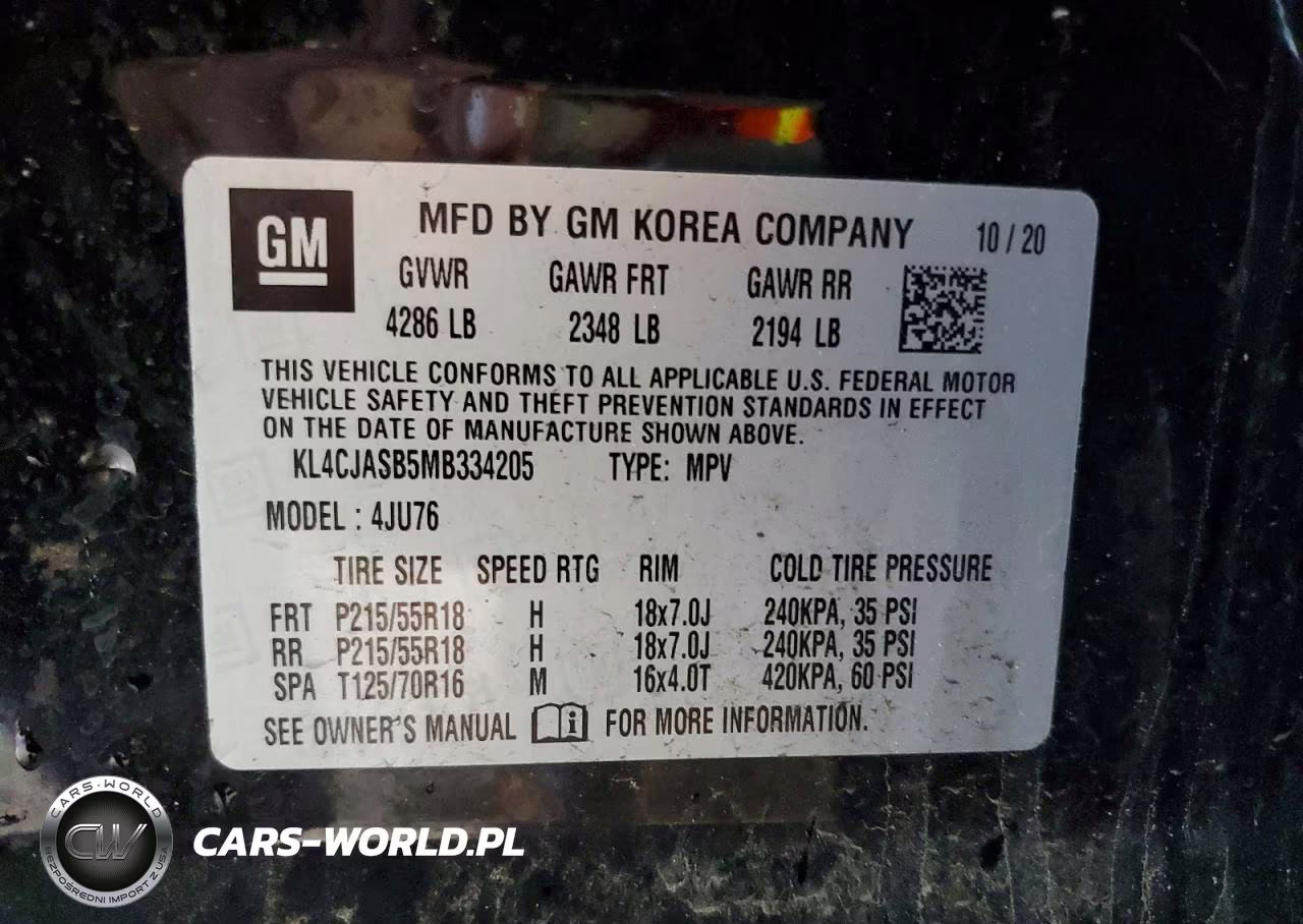 2021 Buick Encore Preferred VIN:KL4CJASB5MB334205 - 12
