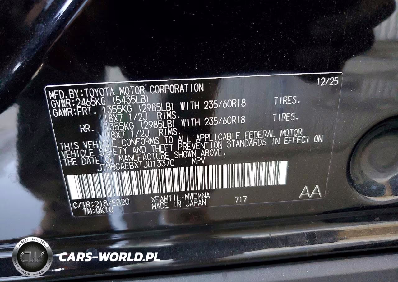 2026 Toyota Bz Xle Plus VIN:JTMBCAEBXTJ013370 - 13