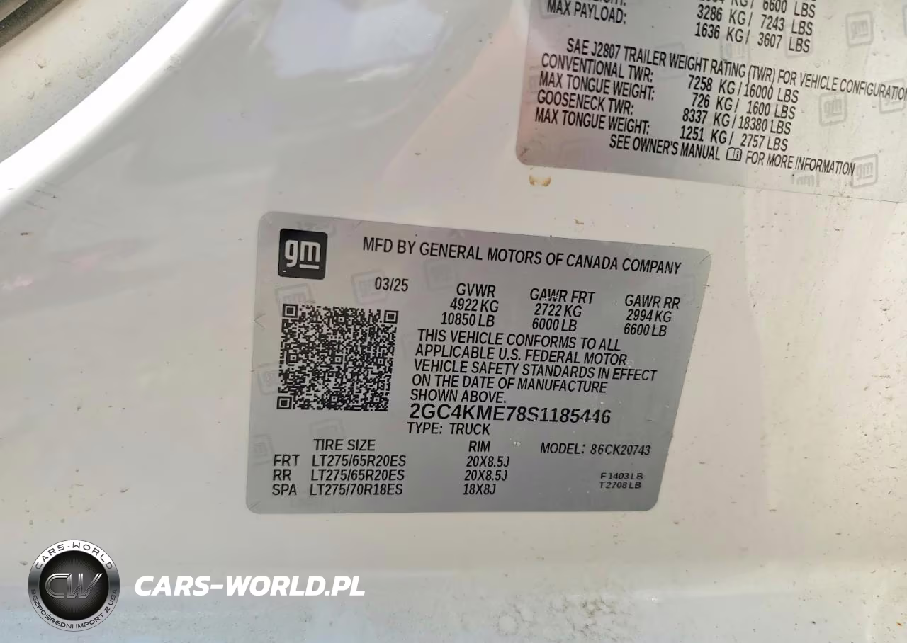 2025 Chevrolet Silverado K2500 Custom VIN:2GC4KME78S1185446 - 13
