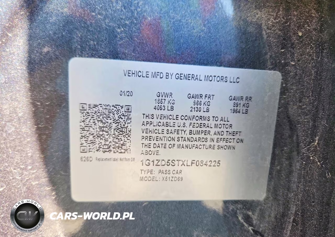2020 Chevrolet Malibu Lt VIN:1G1ZD5STXLF084225 - 13