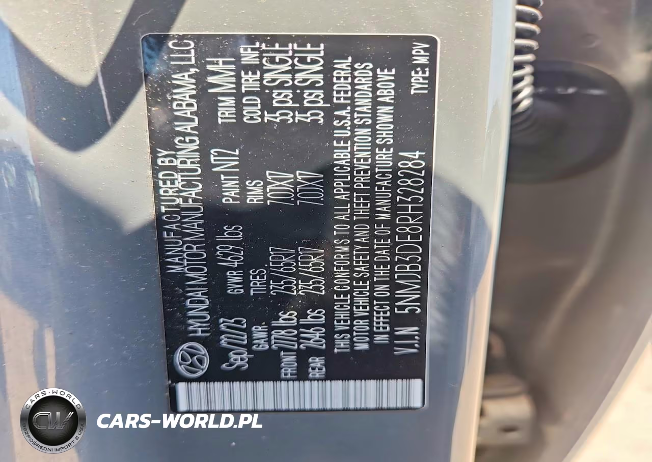 2024 Hyundai Tucson Sel VIN:5NMJB3DE8RH328284 - 13