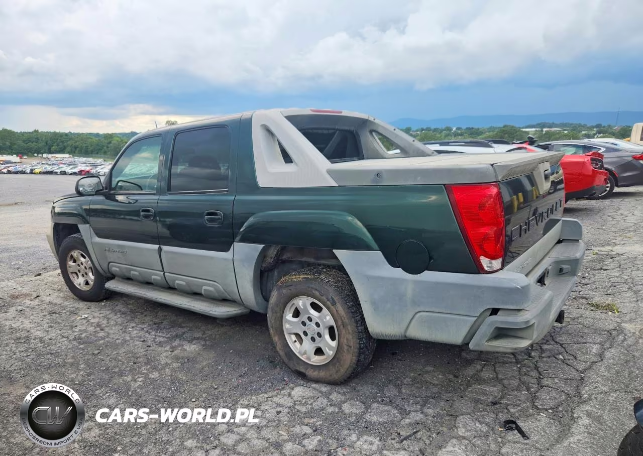 2002 Chevrolet Avalanche K1500 VIN:3GNEK13T62G172924 - 2
