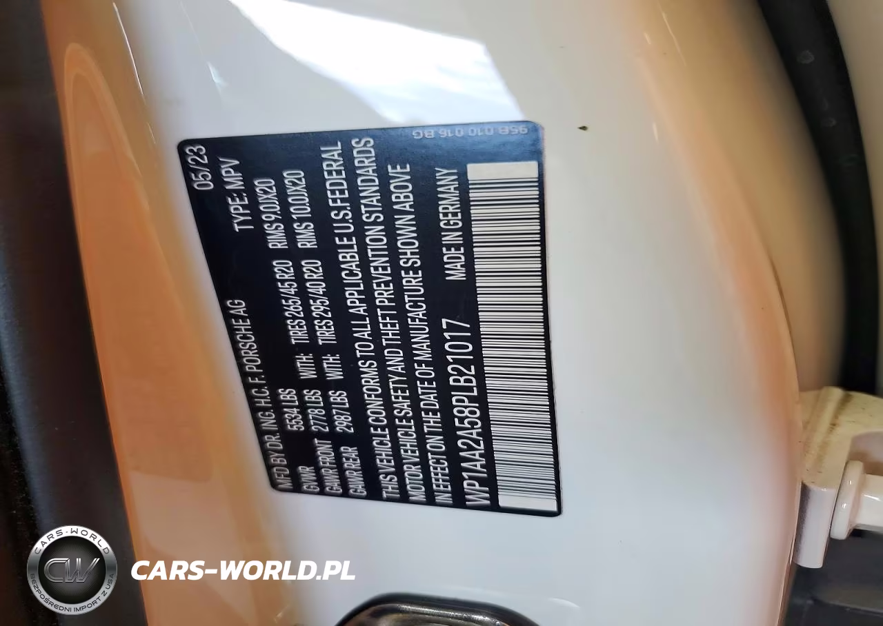 2023 Porsche Macan Base VIN:WP1AA2A58PLB21017 - 13
