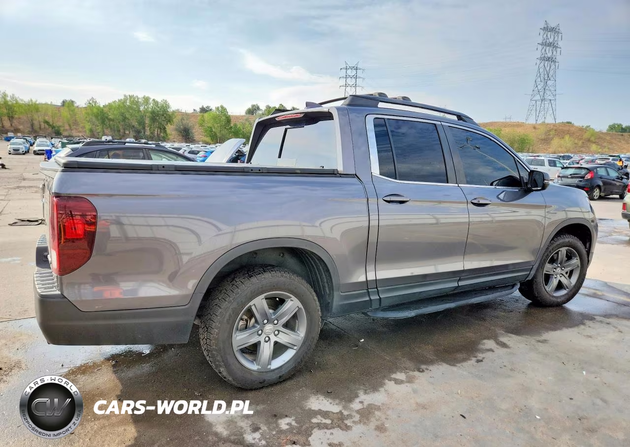 2022 Honda Ridgeline Rtl VIN:5FPYK3F56NB002286 - 3