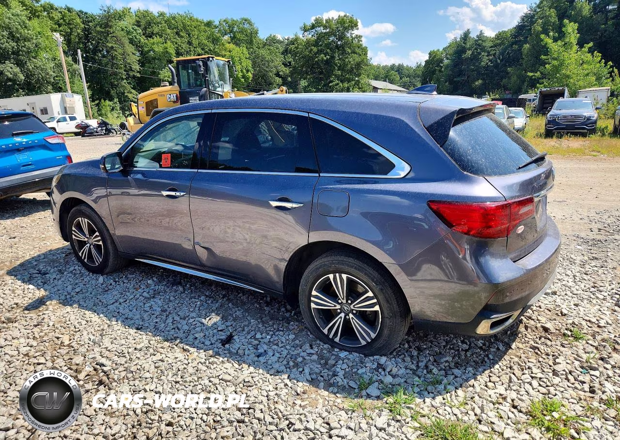 2017 Acura Mdx VIN:5J8YD4H37HL001333 - 2