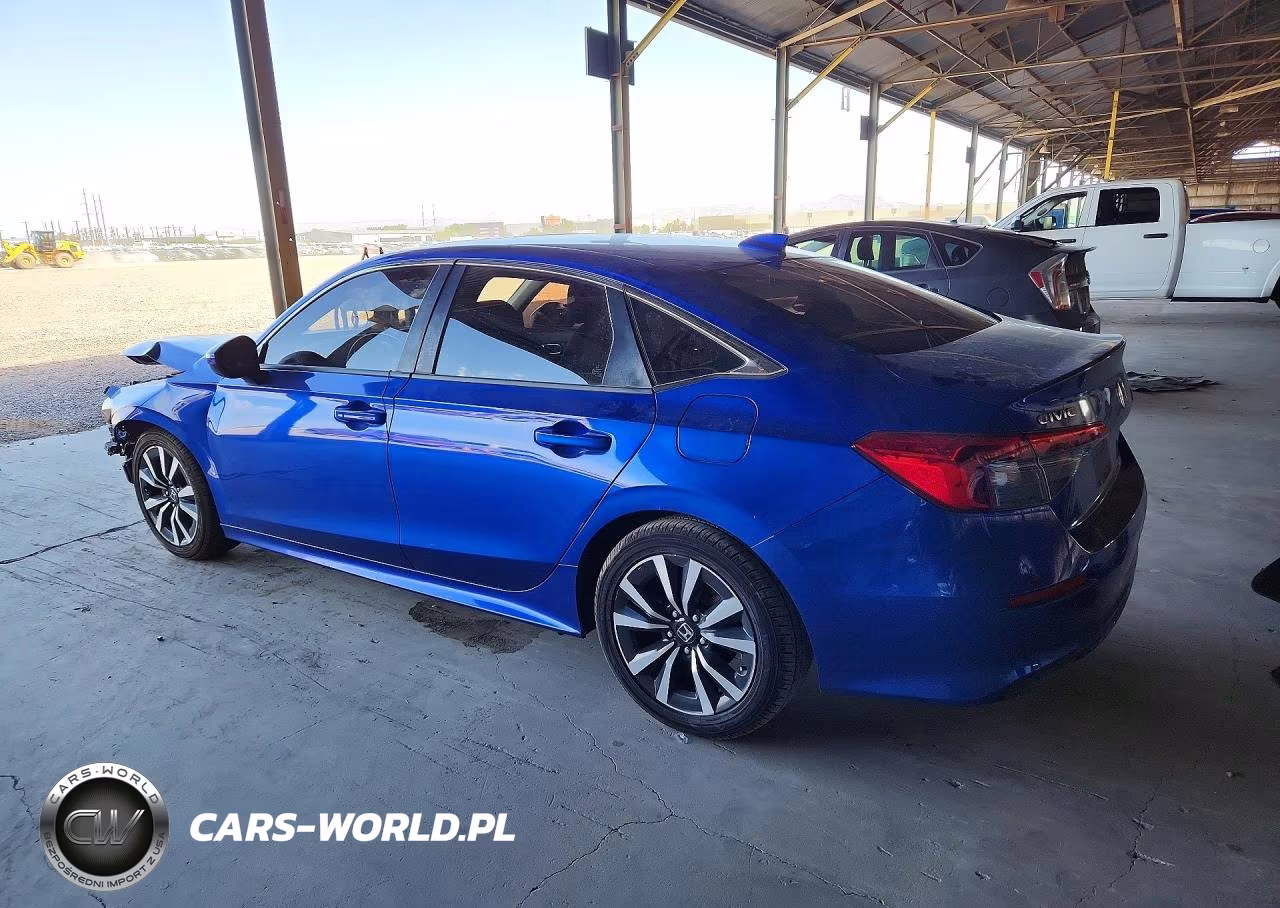 2022 Honda Civic Ex VIN:2HGFE1F75NH303642 - 2
