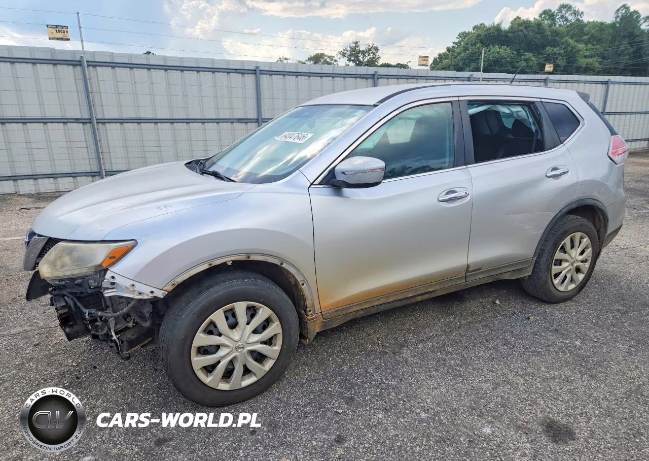 2015 Nissan Rogue S VIN:KNMAT2MT7FP583436 - 1