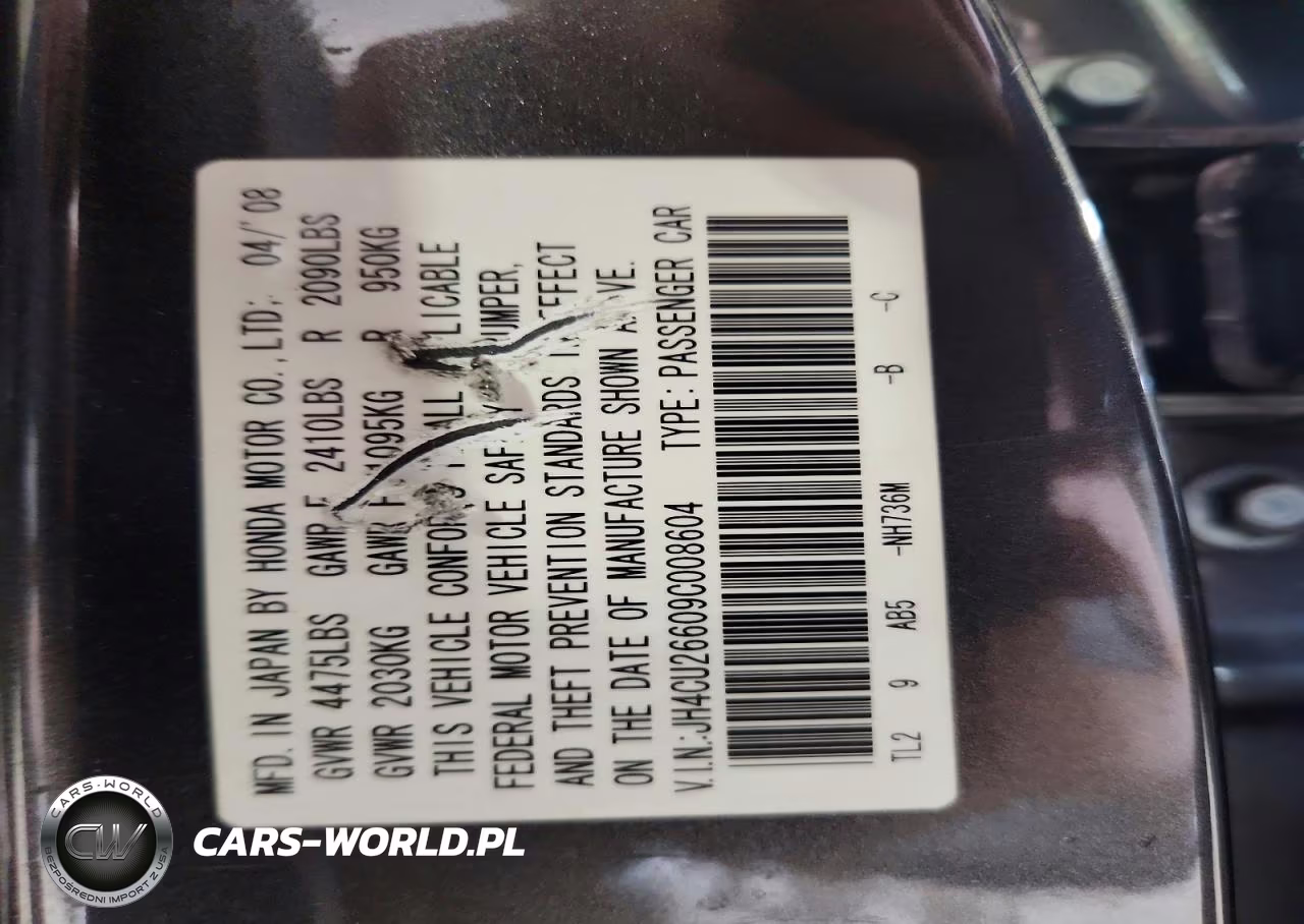 2009 Acura Tsx VIN:JH4CU26609C008604 - 13