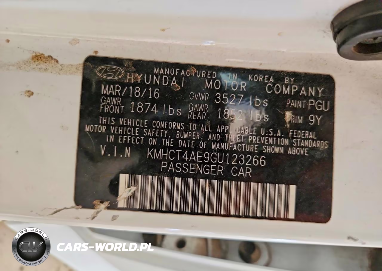 2016 Hyundai Accent Se VIN:KMHCT4AE9GU123266 - 12