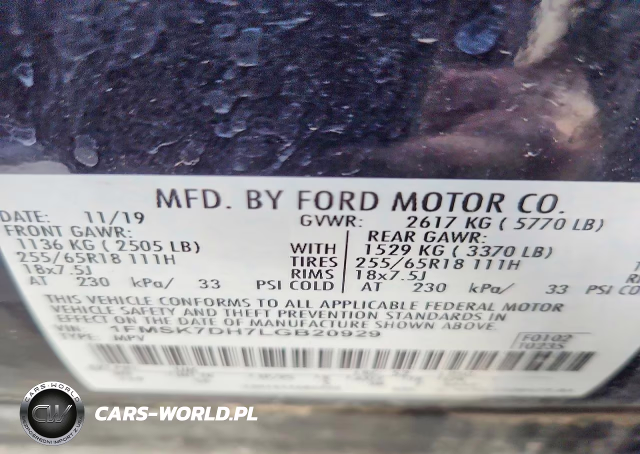 2020 Ford Explorer Xlt VIN:1FMSK7DH7LGB20929 - 13
