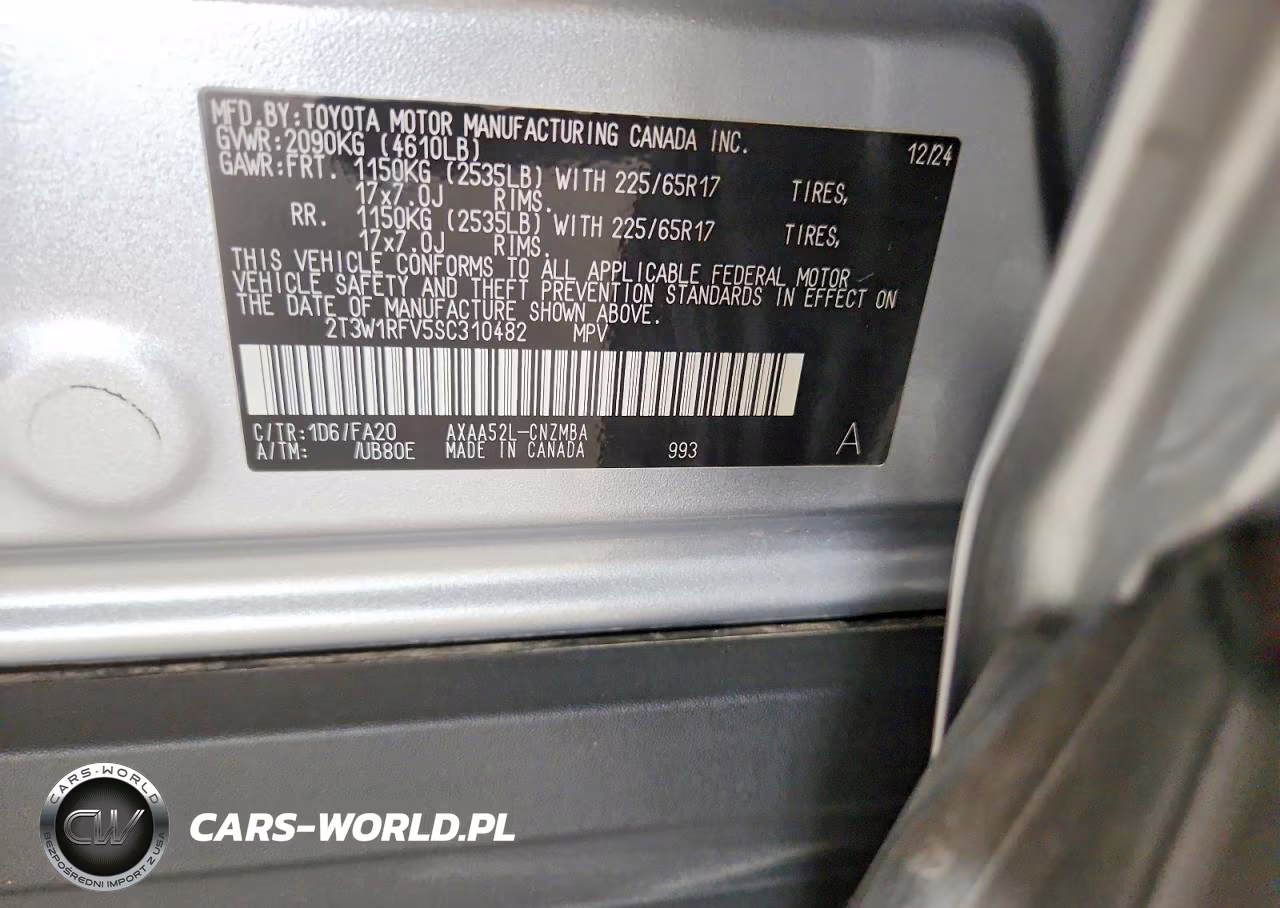 2025 Toyota Rav4 Xle VIN:2T3W1RFV5SC310482 - 13