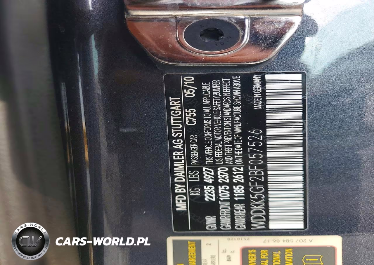 2011 Mercedes-Benz E 350 VIN:WDDKK5GF2BF057526 - 12
