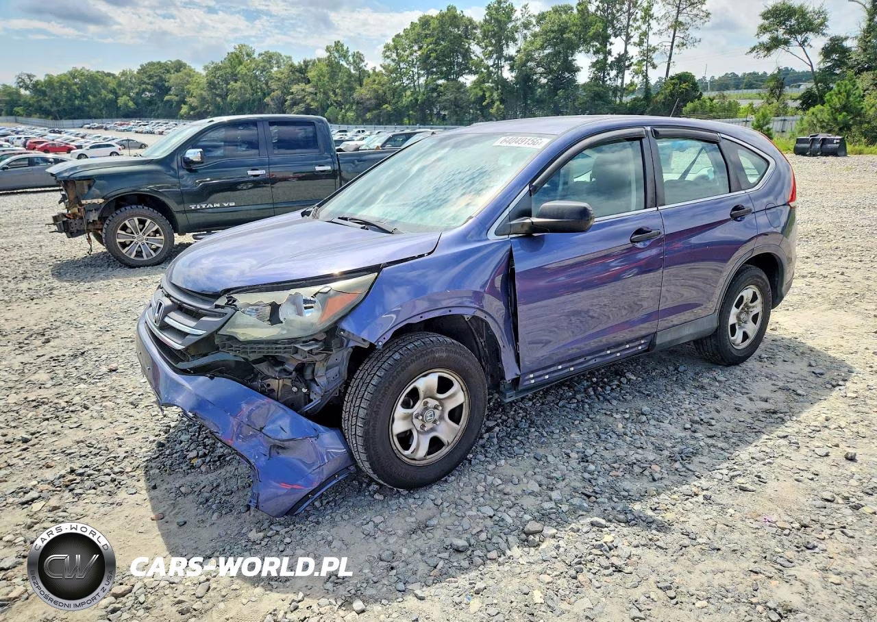 2014 Honda Cr-V Lx VIN:3CZRM3H3XEG708152 - 1
