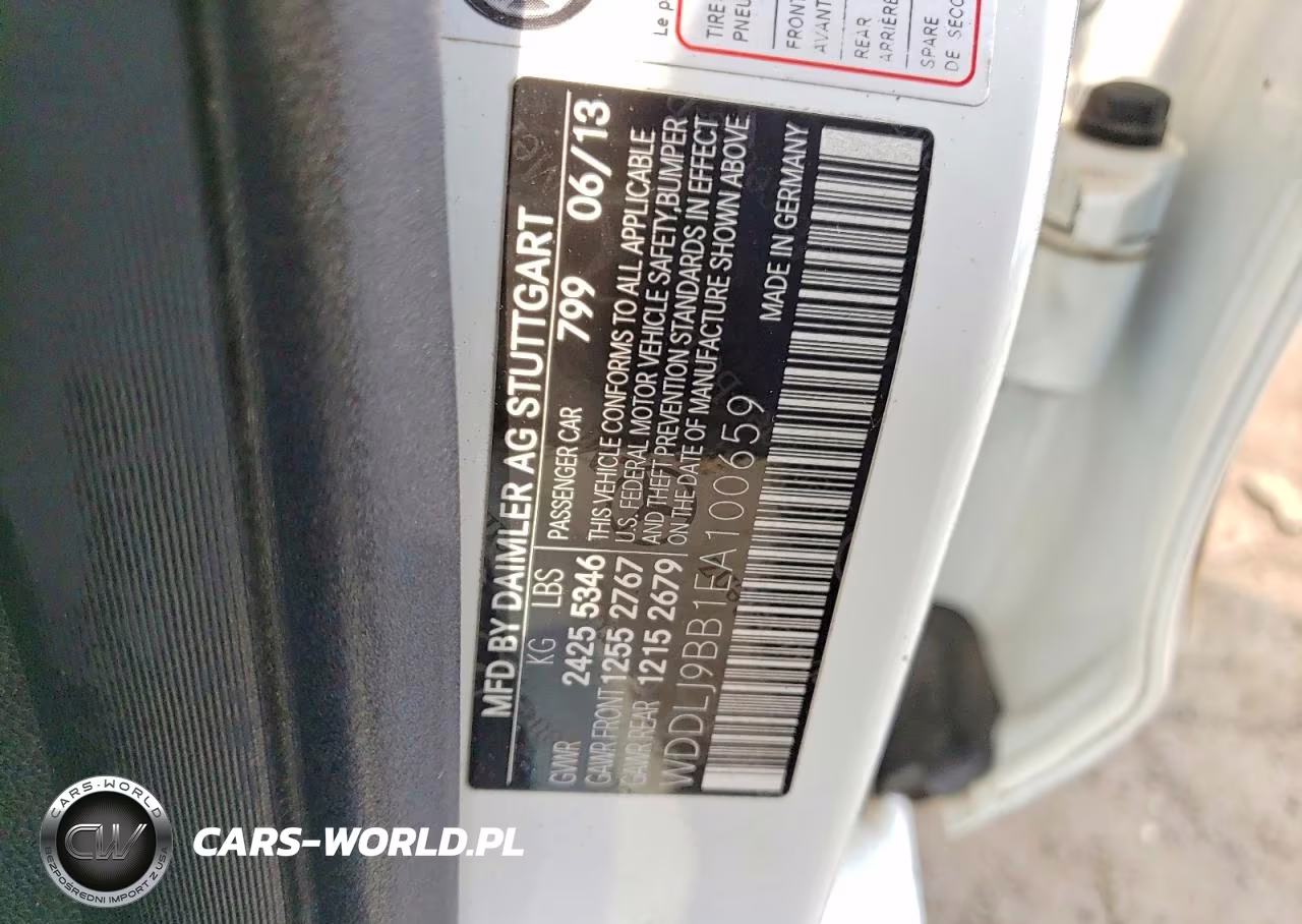 2014 Mercedes-Benz Cls 550 4Matic VIN:WDDLJ9BB1EA100659 - 12