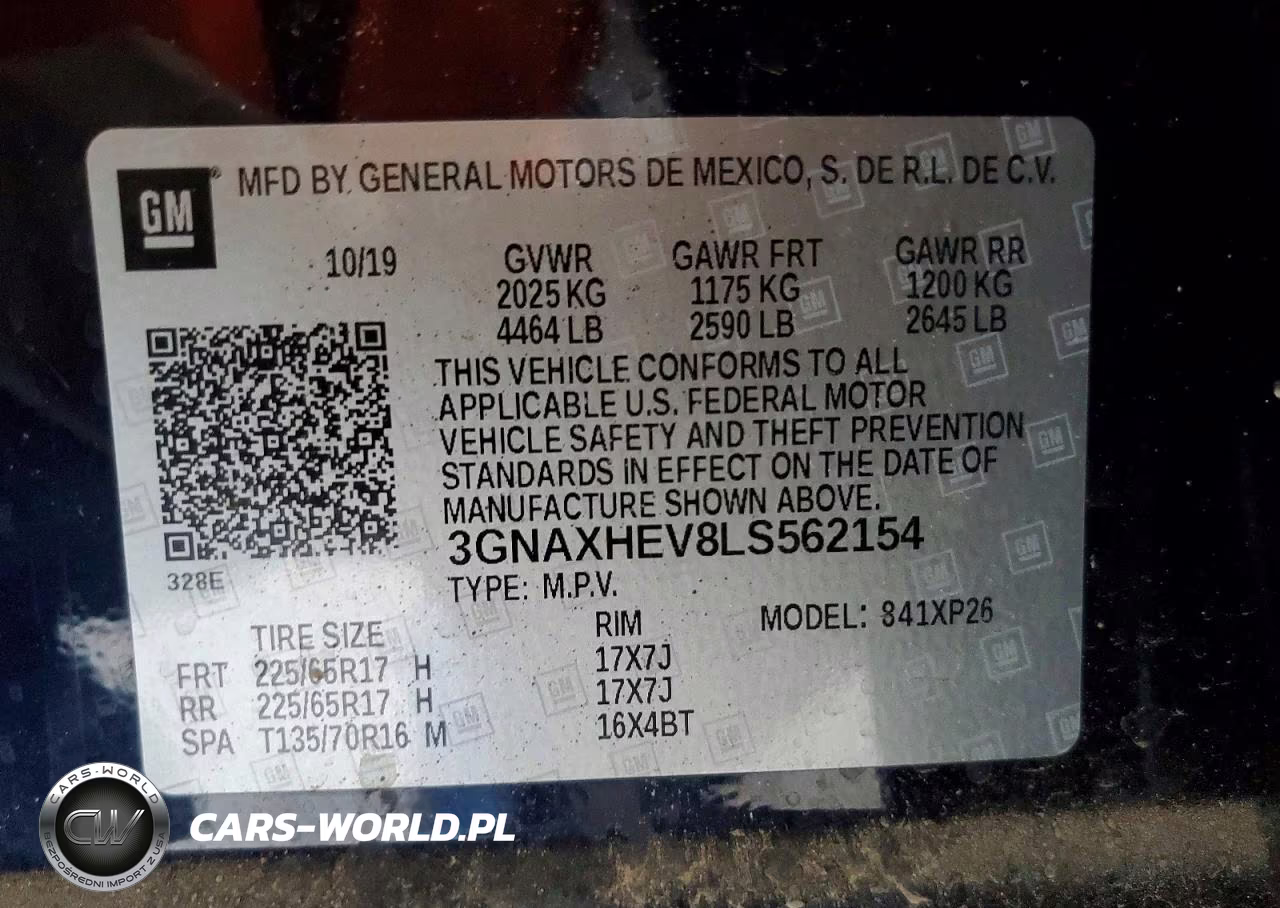2020 Chevrolet Equinox Ls VIN:3GNAXHEV8LS562154 - 12