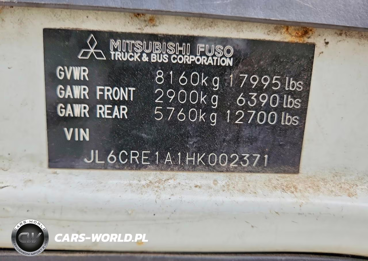 2017 Mitsubishi Fuso Fe VIN:JL6CRE1A1HK002371 - 13