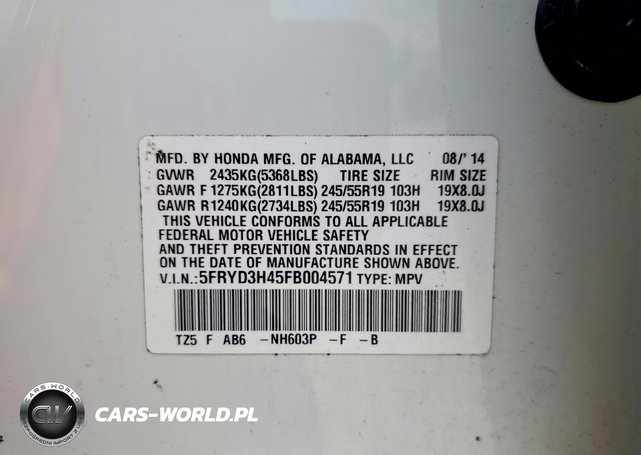 2015 Acura Mdx Technology VIN:5FRYD3H45FB004571 - 13