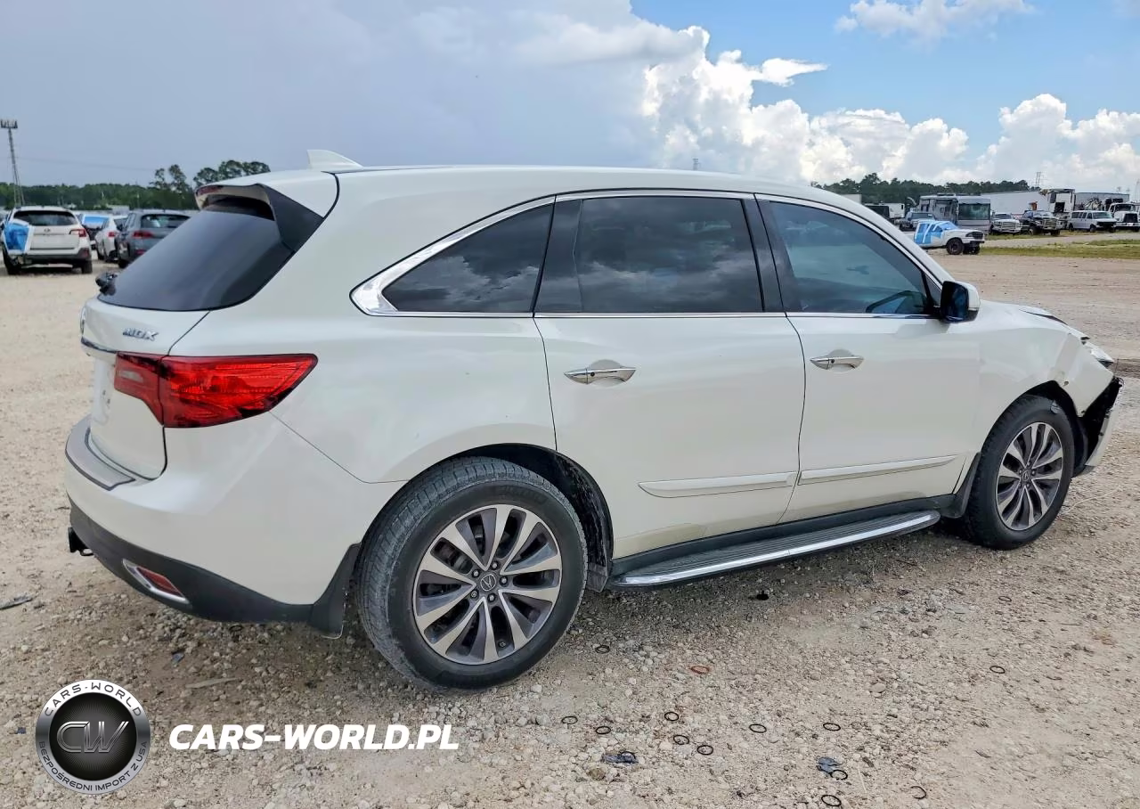 2015 Acura Mdx Technology VIN:5FRYD3H45FB004571 - 3