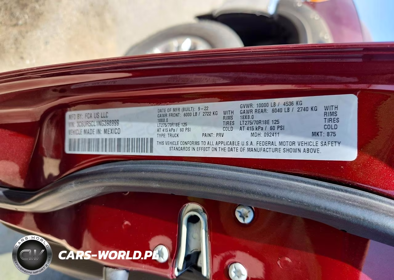 2022 Ram 2500 Tradesman VIN:3C6UR5CL1NG398999 - 12