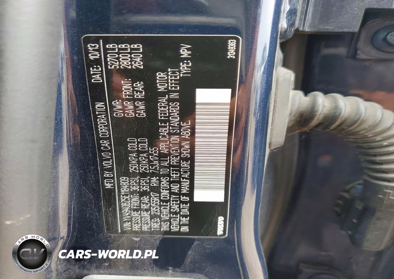 2014 Volvo Xc70 3.2 VIN:YV4940BZ5E1184809 - 13