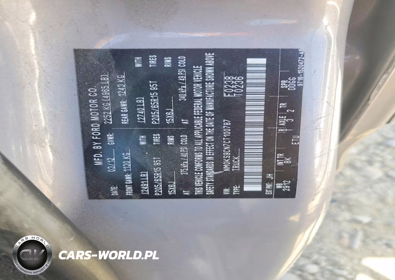2012 Ford Transit Connect Xlt Premium VIN:NM0KS9CN7CT100787 - 13