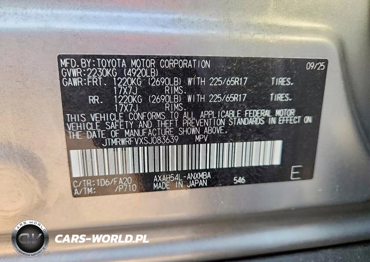 2025 Toyota Rav4 Hybrid Xle VIN:JTMRWRFVXSJ083639 - 14