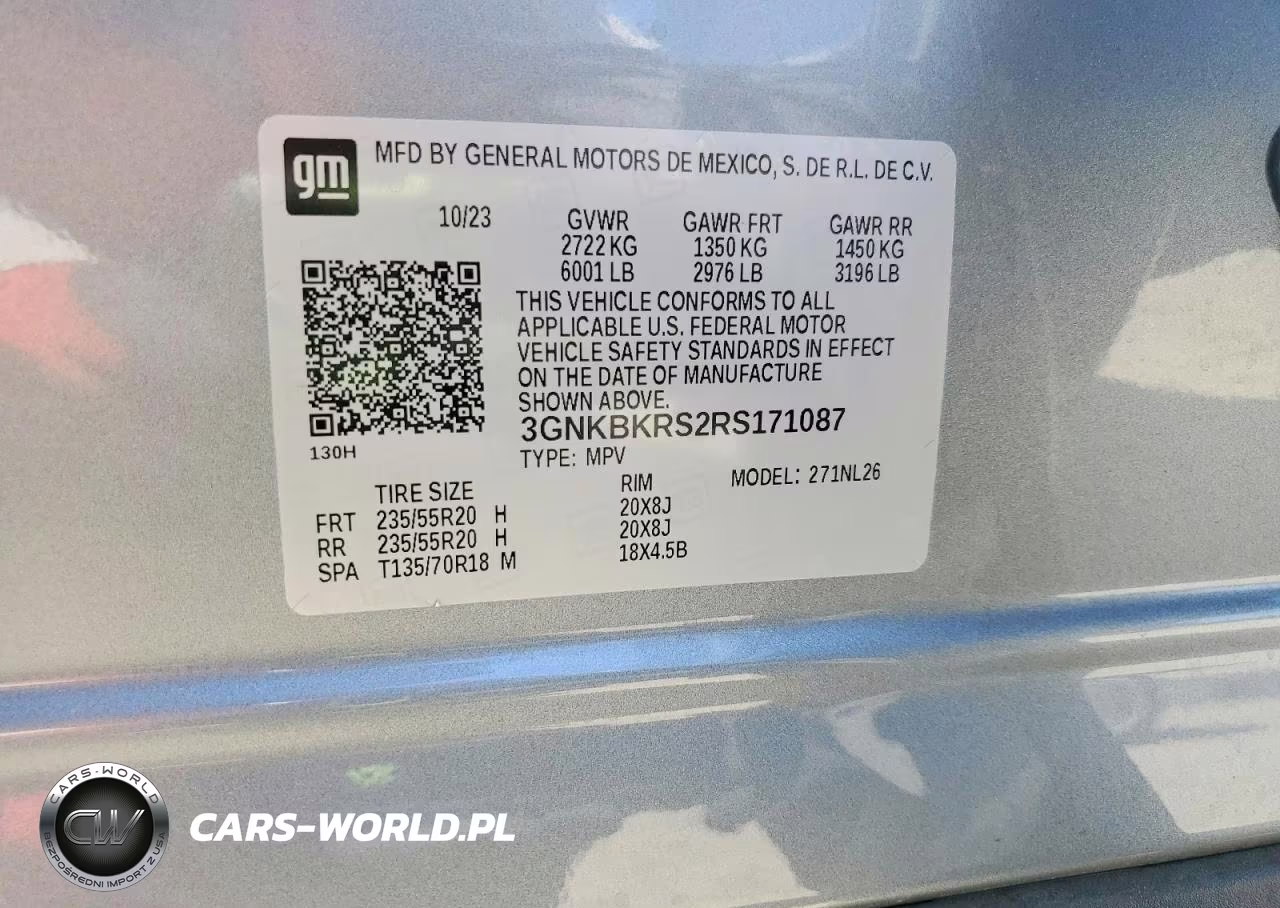 2024 Chevrolet Blazer Rs VIN:3GNKBKRS2RS171087 - 13