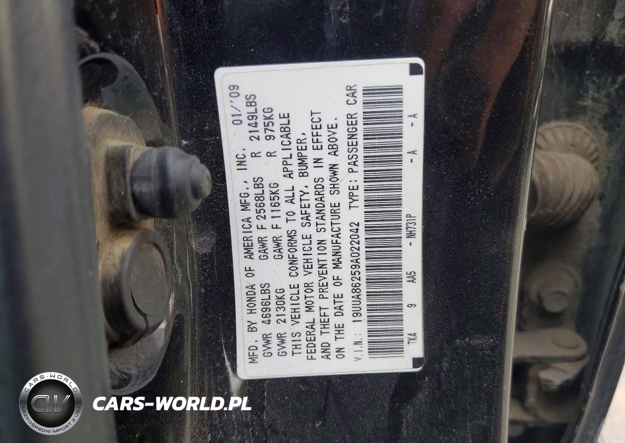 2009 Acura Tl VIN:19UUA86259A022042 - 12