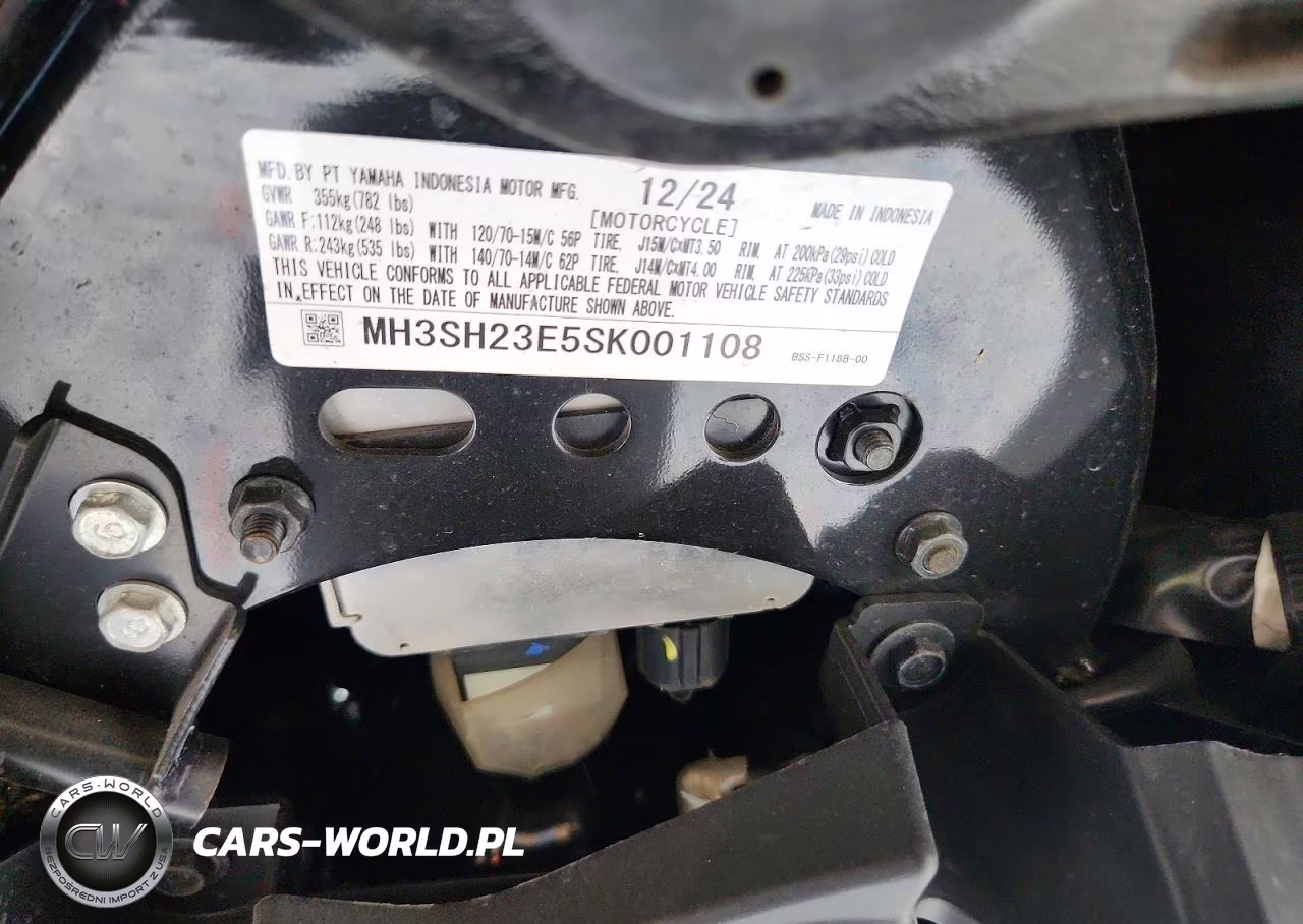 2025 Yamaha Czd300 A VIN:MH3SH23E5SK001108 - 8