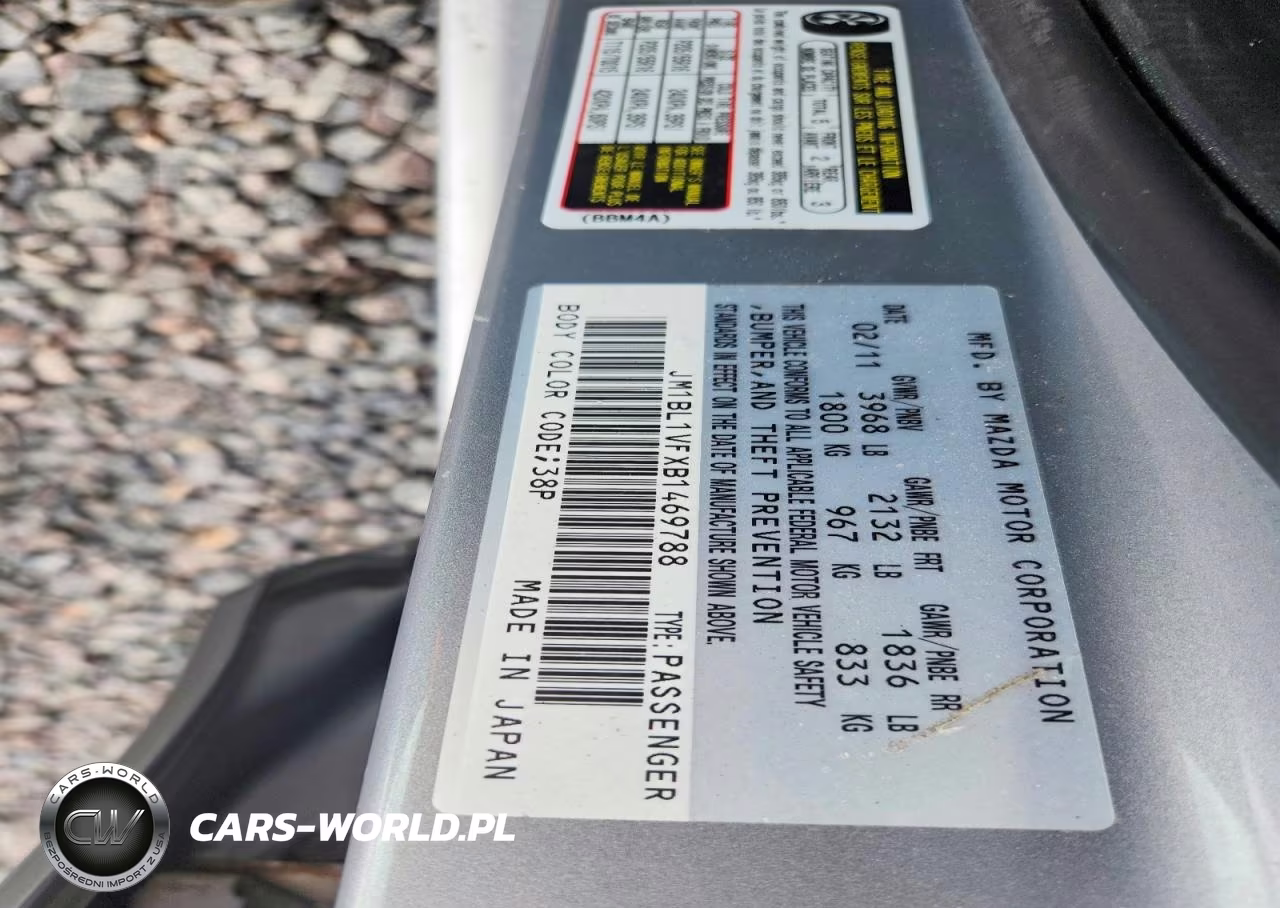 2011 Mazda 3 I VIN:JM1BL1VFXB1469788 - 12