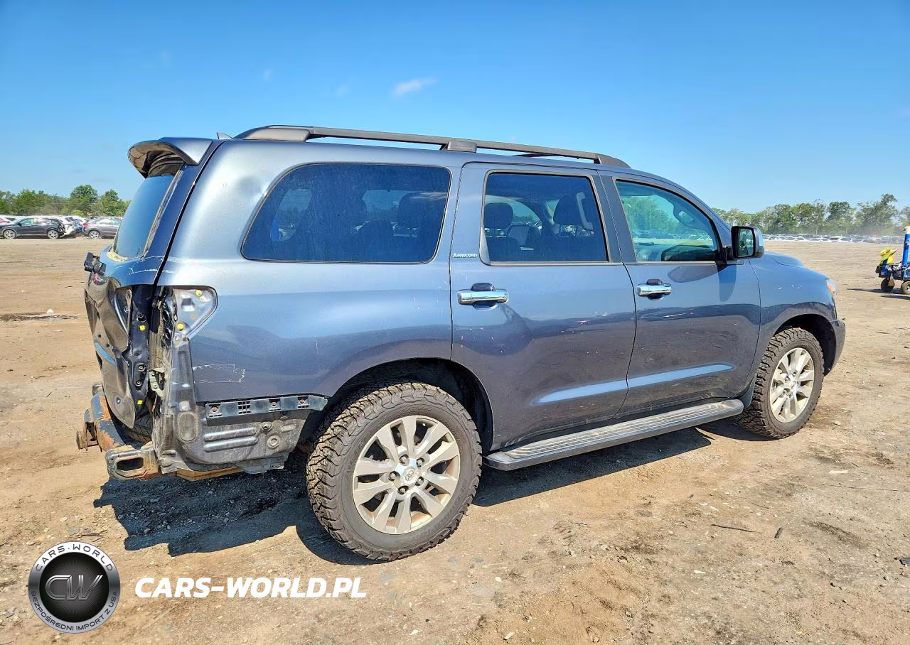 2010 Toyota Sequoia Limited VIN:5TDJY5G15AS034037 - 3