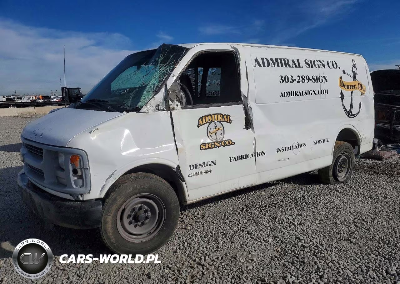 2001 Chevrolet Express 2500 Delivery Van VIN:1GCGG25R411123261 - 1