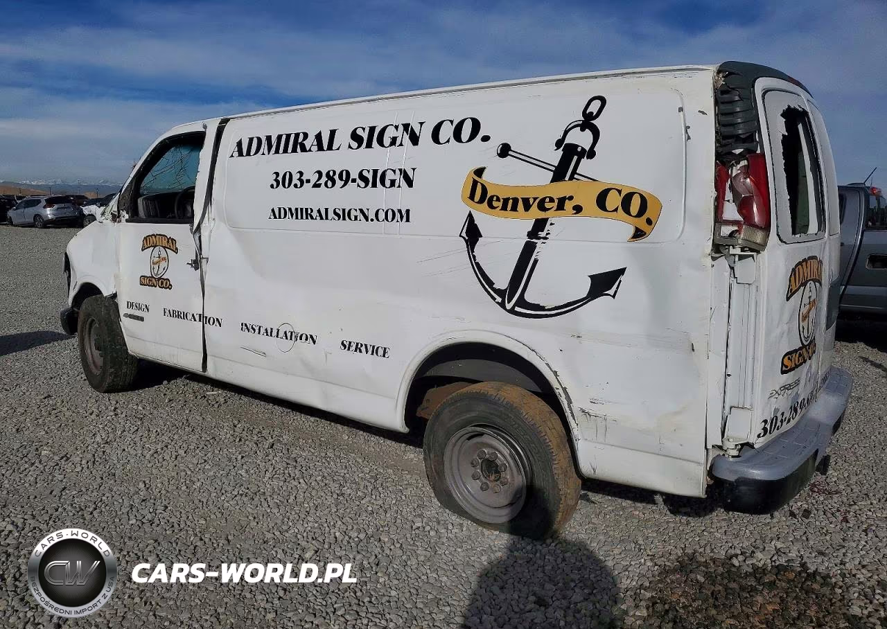 2001 Chevrolet Express 2500 Delivery Van VIN:1GCGG25R411123261 - 2