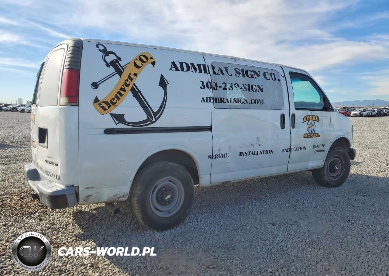 2001 Chevrolet Express 2500 Delivery Van VIN:1GCGG25R411123261 - 3