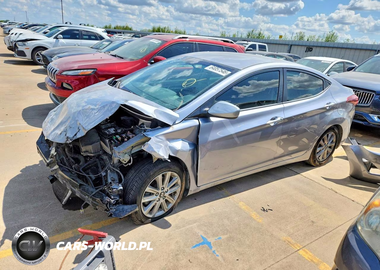 2016 Hyundai Elantra Se VIN:5NPDH4AE1GH660850 - 1