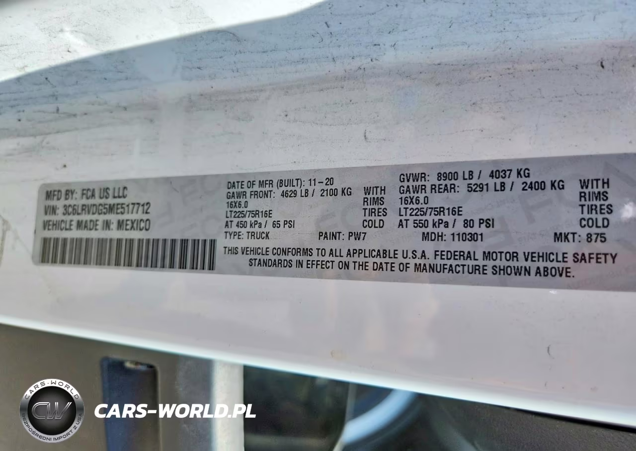 2021 Ram Promaster 2500 2500 High VIN:3C6LRVDG5ME517712 - 13