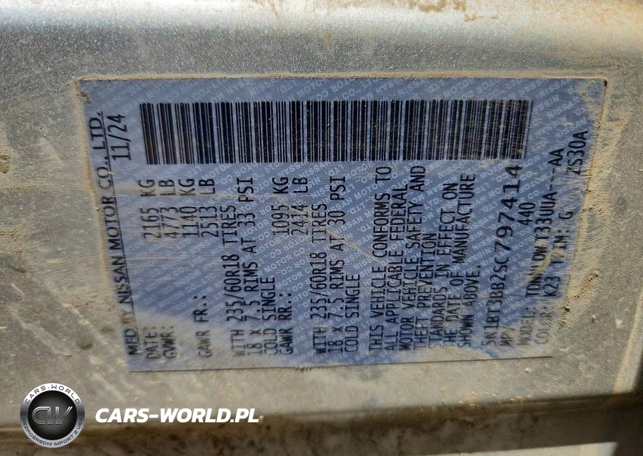 2025 Nissan Rogue Sv VIN:5N1BT3BB2SC797414 - 13