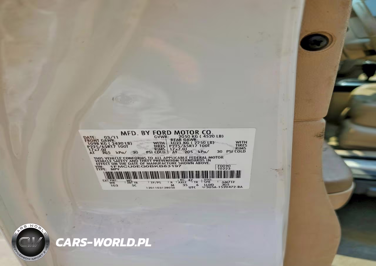 2011 Ford Escape Limited VIN:1FMCU0EG0BKB83197 - 13