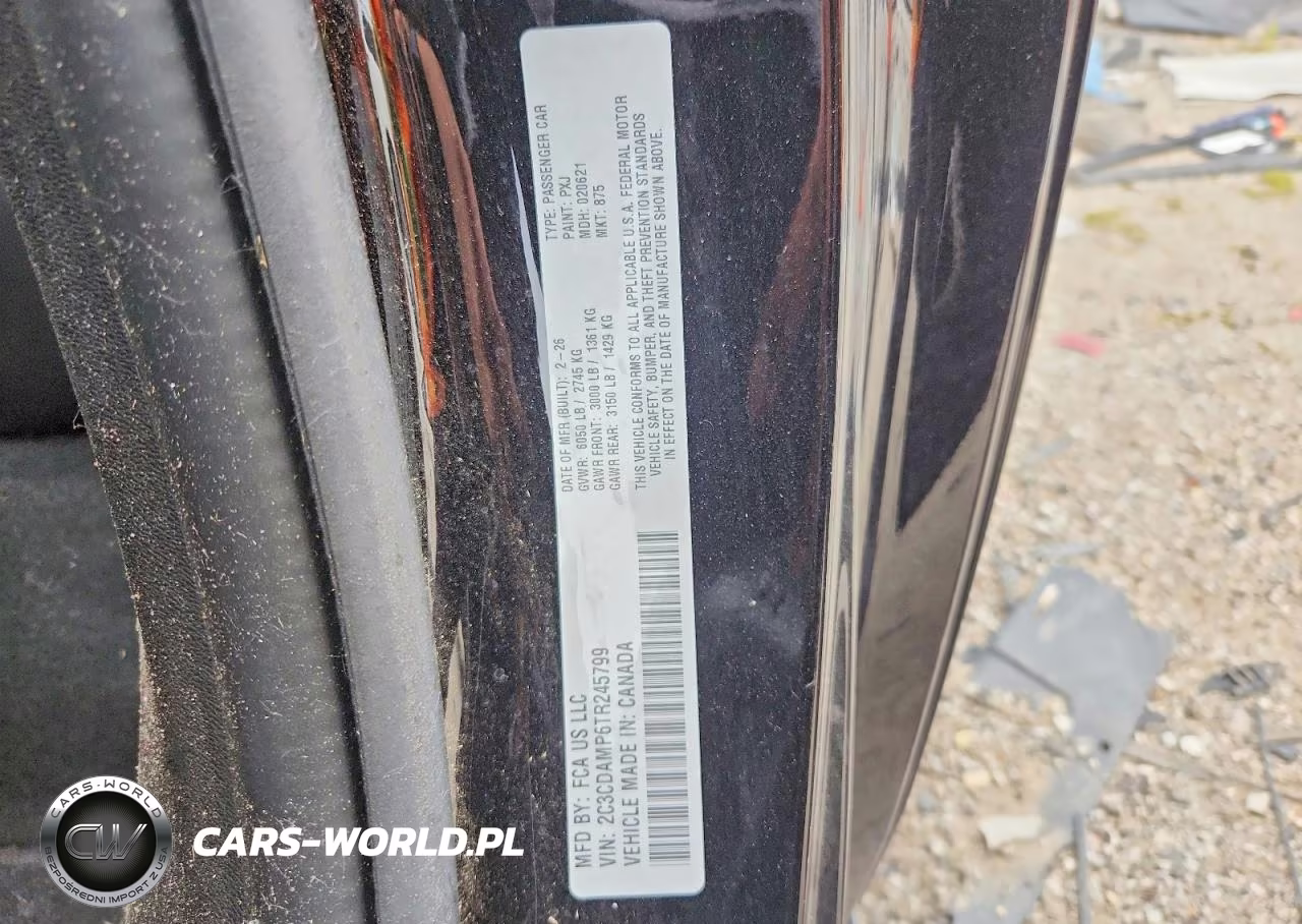 2026 Dodge Charger Scat Pack VIN:2C3CDAMP6TR245799 - 12